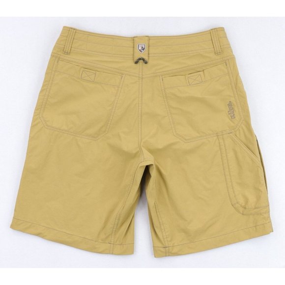 Kuhl Renegade Shorts Men's 32 Dark Khaki Nylon Blend Hybrid Hiking Cargo - Picture 2 of 8